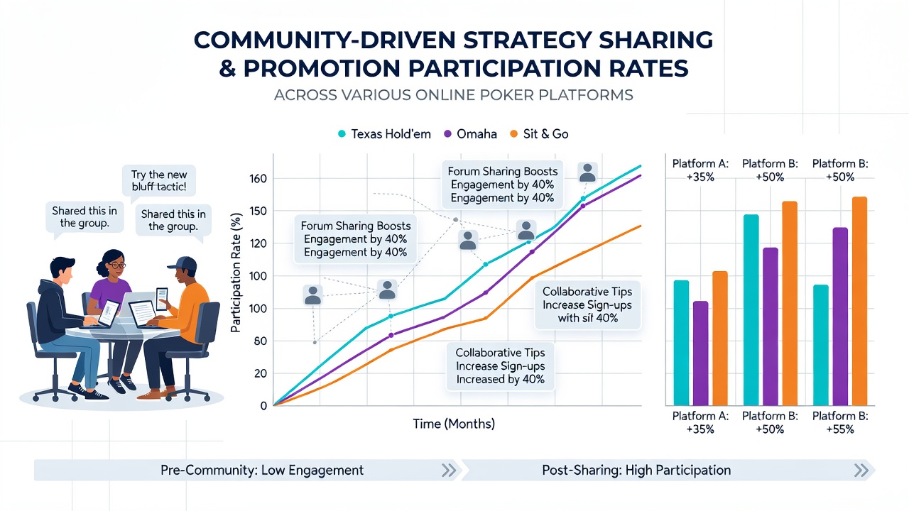 Poker strategy documents and promotion calendars shared among players on multiple digital platforms