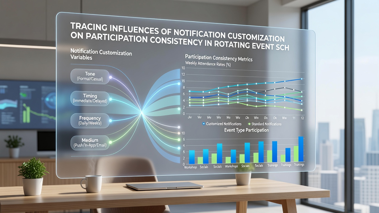 Analytics dashboard displaying participation consistency metrics tied to customized push notifications in card gaming platforms