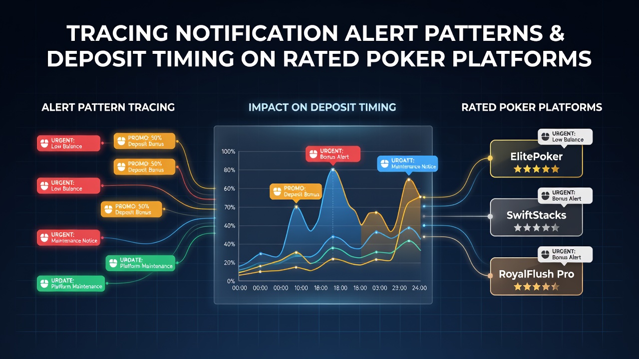 Notification alerts displayed on a poker mobile app interface showing bonus and leaderboard updates